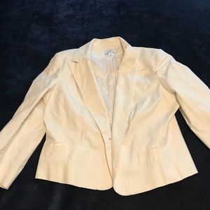 Off white blazer from the Loft